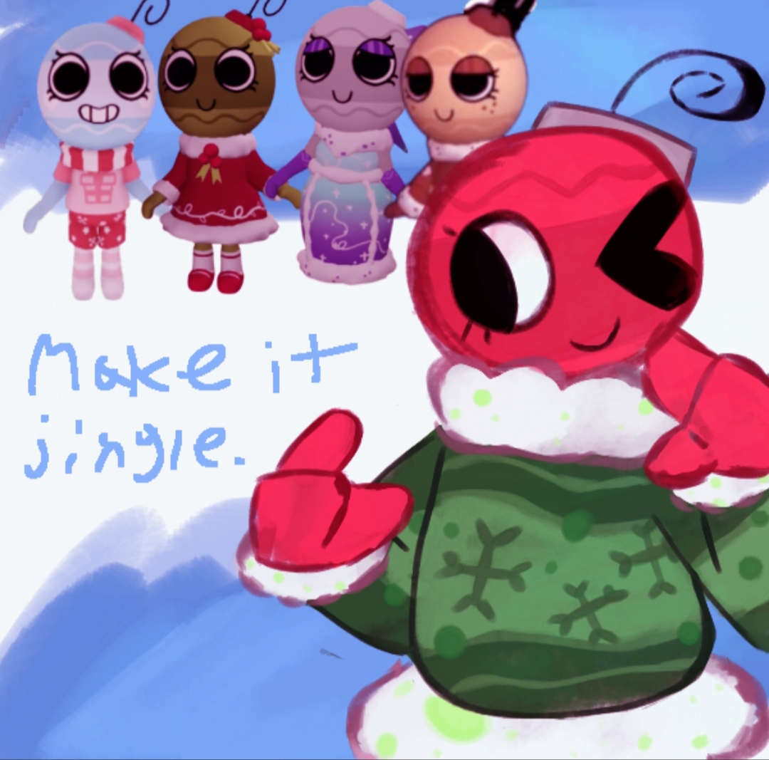 Bobette from dandys world doodle. To celebrate her coming back since its chrismas.